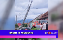 Răniți în accidente