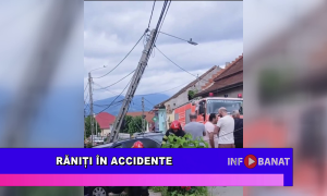 Răniți în accidente
