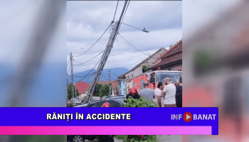 Răniți în accidente