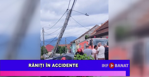 Răniți în accidente
