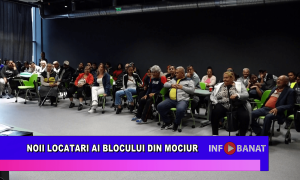 Noii locuitori ai blocului din Mociur