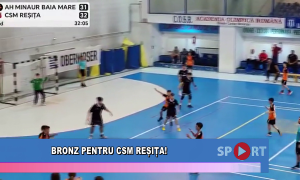 Bronz pentru CSM Reșița!