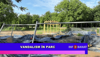 Vandalism în parc