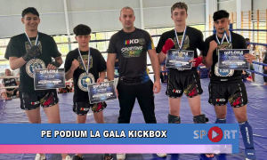 Pe podium la Gala KickBox