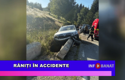 Răniți în accidente