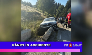 Răniți în accidente