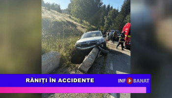 Răniți în accidente