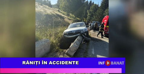 Răniți în accidente