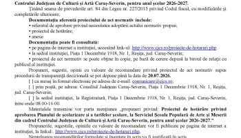 Transparență taxe Școala Populară de Arte și Meserii