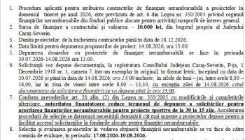 Anunț de participare