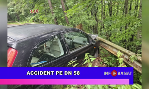 Accident pe DN 58