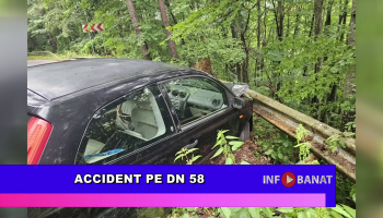 Accident pe DN 58
