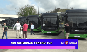 Noi autobuze pentru TUR