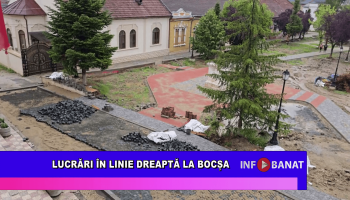 Lucrări în linie dreaptă la Bocșa