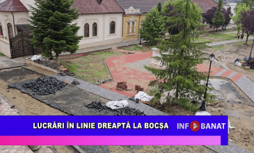 Lucrări în linie dreaptă la Bocșa