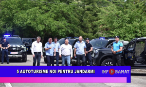 5 autoturisme noi pentru jandarmi