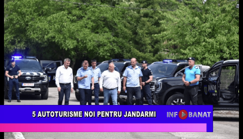5 autoturisme noi pentru jandarmi