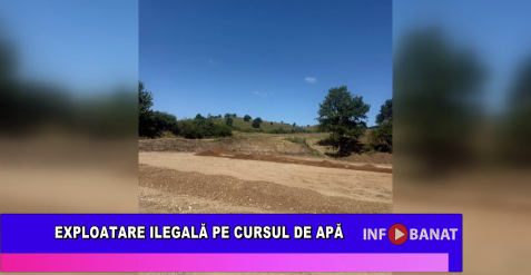 Exploatare ilegală pe cursul de apă