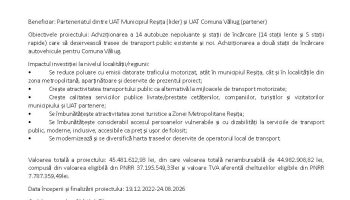 Finalizare proiect “Achiziție autobuze electrice pentru extindere sistem transport public”