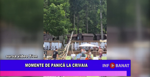 Momente de panică la Crivaia