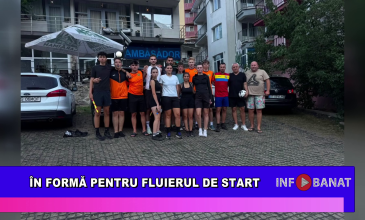 În formă pentru fluierul de start