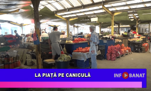 La piață pe caniculă