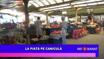 La piață pe caniculă