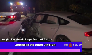 Accident cu cinci victime