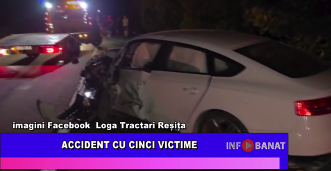 Accident cu cinci victime
