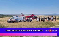 Trafic crescut și mai multe accidente