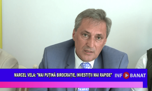 Marcel Vela: “Mai puțină birocrație, investiții mai rapide”