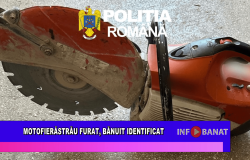 Motofierăstrău furat, bănuit identificat