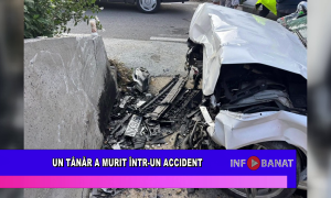Un tânăr a murit într un accident