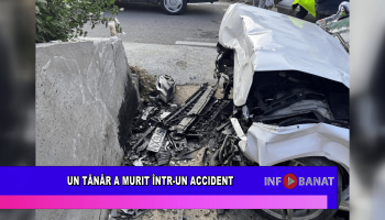 Un tânăr a murit într un accident