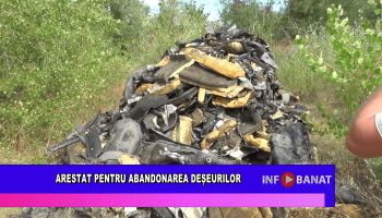 Arestat pentru abandonarea deșeurilor