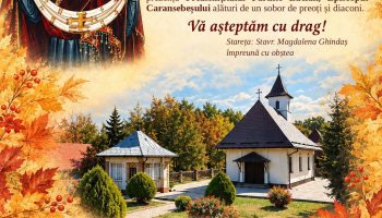 Invitație la Hramul Mânăstirii “Acoperământul Maicii Domnului” Brebu-Soceni