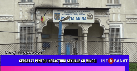 Cercetat pentru infracțiuni sexuale cu minori