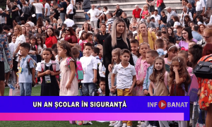 An școlar în siguranță