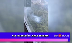 Noi incendii în Caraș-Severin