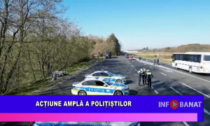 Acțiune amplă a polițiștilor