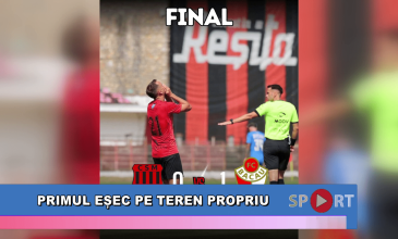 Primul eșec pe teren propriu