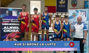 Aur și bronz la lupte