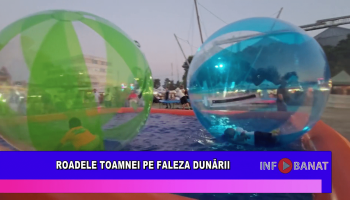 Roadele toamnei pe faleza Dunării