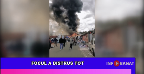 Focul a distrus tot