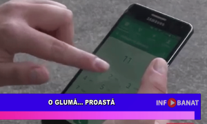 O glumă… proastă