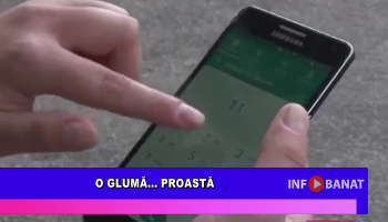 O glumă…  proastă
