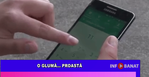 O glumă… proastă