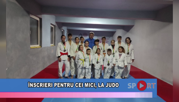 Înscrieri pentru cei mici, la judo