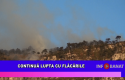 Continuă lupta cu flăcările