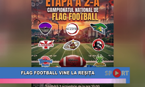 Flag Football vine la Reșița
